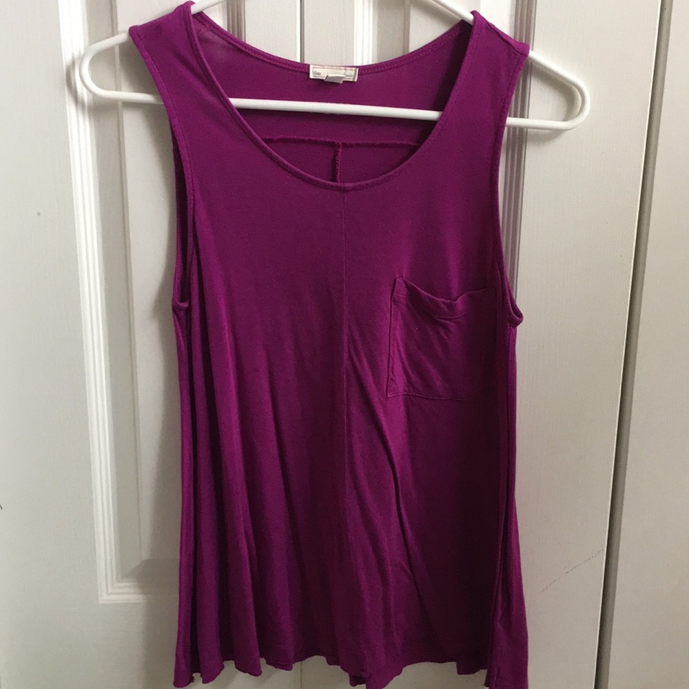 Purple tank top